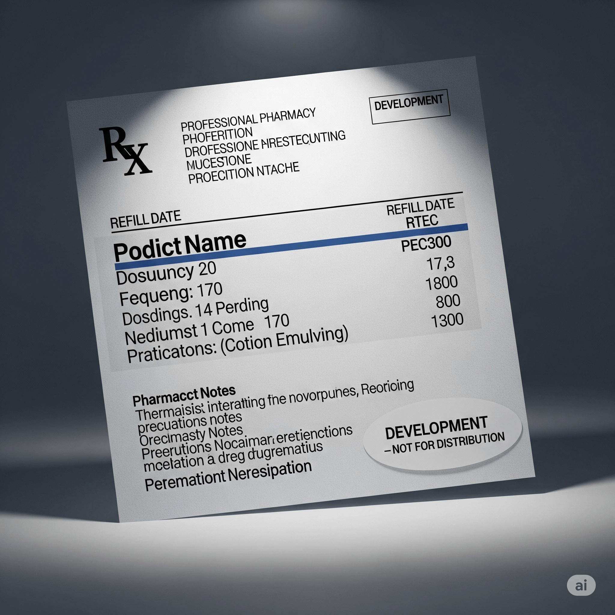 Prescription App Development